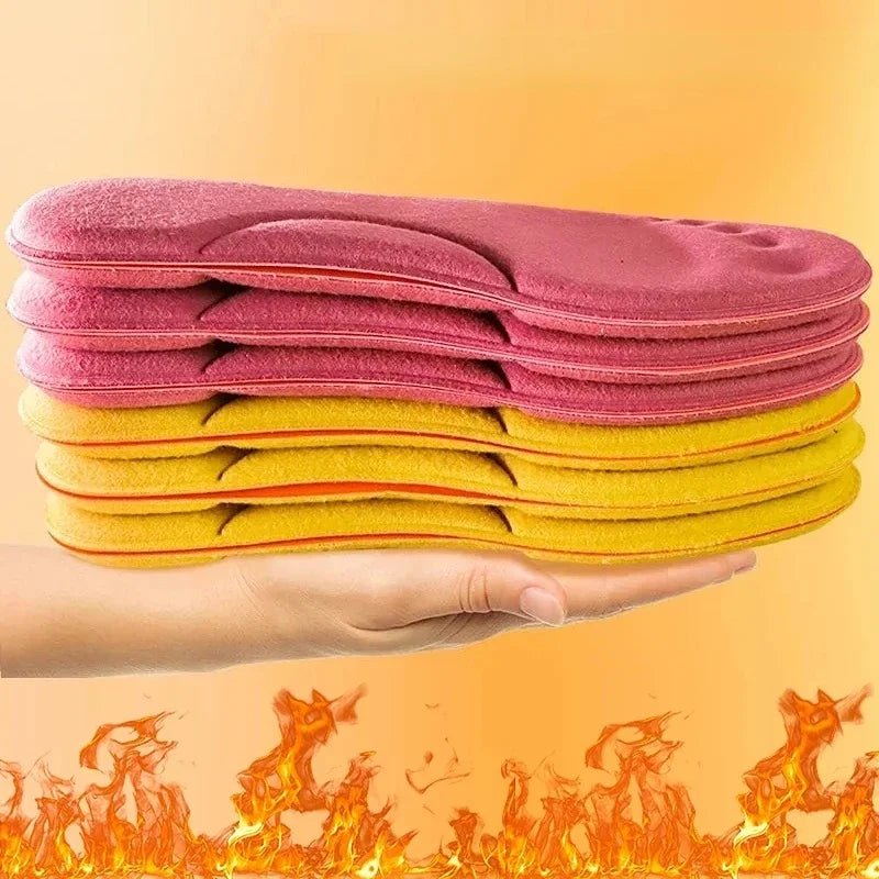 Self - heated Insoles Feet Massage Thermal Thicken Insole Memory Foam Shoe Pads Winter Warm Men Women Sports Shoes Pad Accessories - Ammpoure Wellbeing