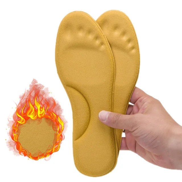 Self - heated Insoles Feet Massage Thermal Thicken Insole Memory Foam Shoe Pads Winter Warm Men Women Sports Shoes Pad Accessories - Ammpoure Wellbeing