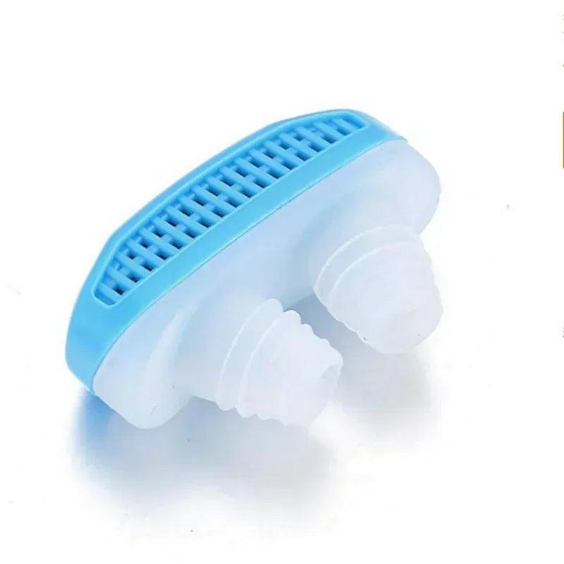 Silicone Anti Snoring Nasal Dilators Anti Snore Nose Clip Sleep Tray Sleeping Aid Apnea Guard Night Device - Ammpoure Wellbeing