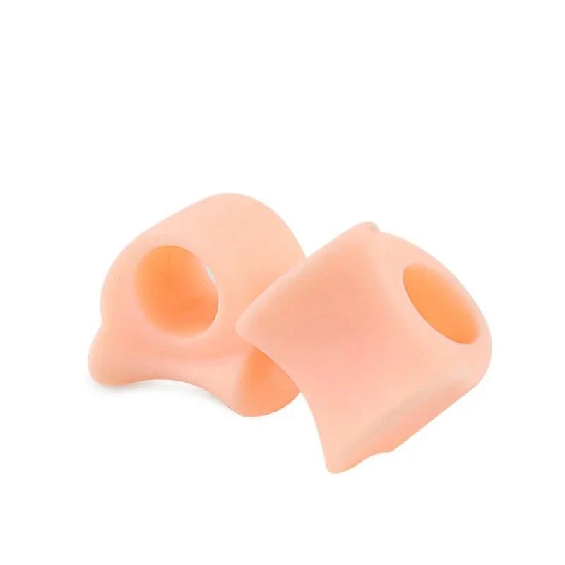 Silicone Gel 2pcs Thumb Corrector Bunion Little Toe Protector Separator Hallux Valgus Finger Straightener Foot Care Relief Pads - Ammpoure Wellbeing