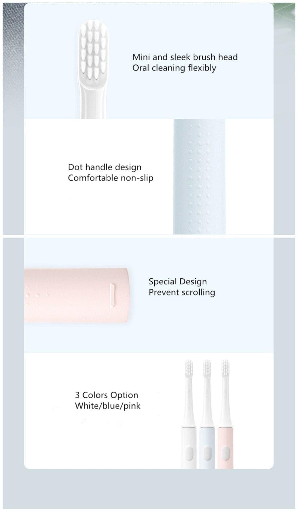 Sonic Electric Toothbrush Cordless USB Rechargeable Toothbrush Waterproof Ultrasonic Automatic Tooth Brush - Ammpoure Wellbeing