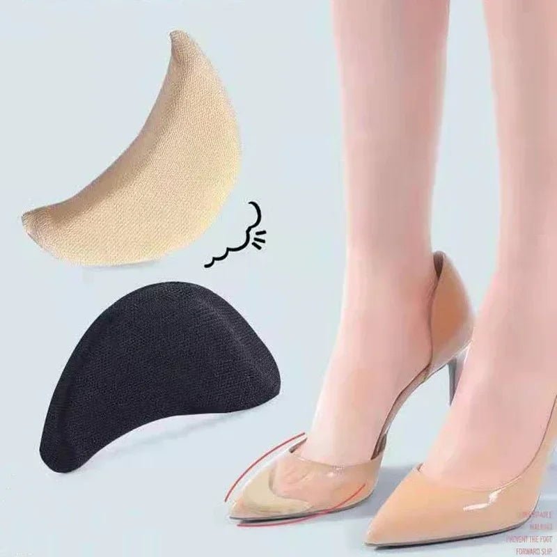 Sponge Forefoot Insert Pads Women Pain Relief High Heel Insoles Reduce Shoes Size Filler Protector Adjustment Shoe Accessories - Ammpoure Wellbeing