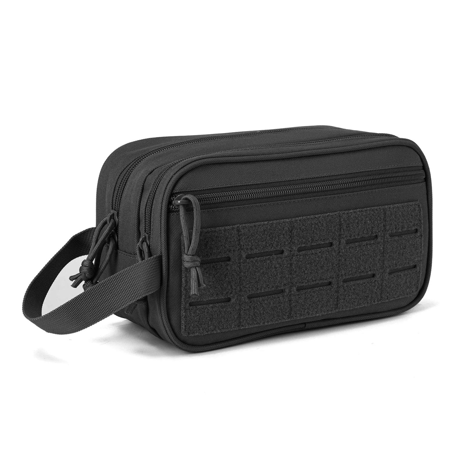 Tactical Toiletry Bag For Men Hygiene Bag Military Tool Molle Pouches Small Dopp Kit Mens Shaving Kit Travel shower Bag - Ammpoure Wellbeing