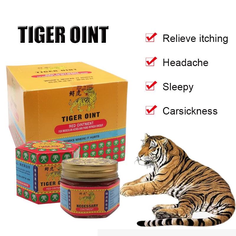 Tiger Balm White Red Tiger Ultra Strength Pain Relief Cream Rub Muscle Painkille Body Massage Medical Plaster Beauty Health Care - Ammpoure Wellbeing