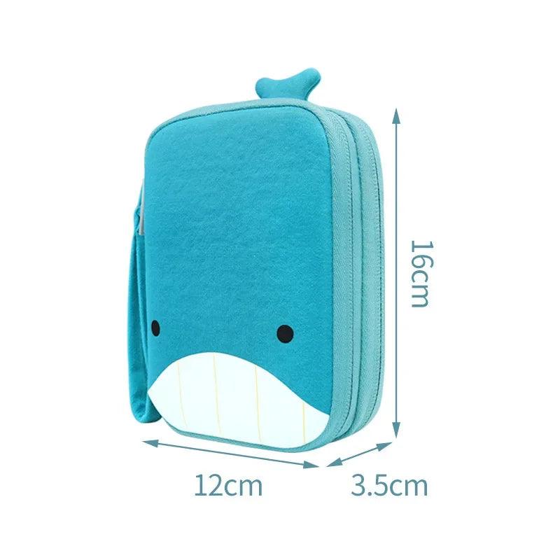 Travel Cable Bag Portable Digital USB Gadget Organizer Cartoon Cute Charger Wires Hard disk Zipper Storage Pouch Earphone Bag - Ammpoure Wellbeing