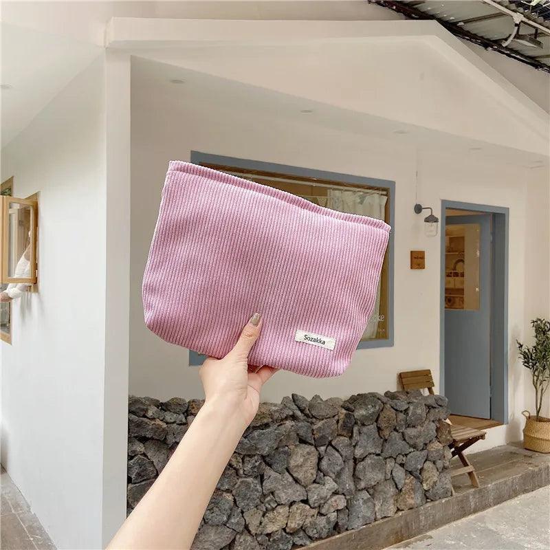 Travel Cosmetic Bag Portable Makeup Storage Bag Purses Women Large Capacity Zipper Make Up Organizer Storage Clutch - Ammpoure Wellbeing