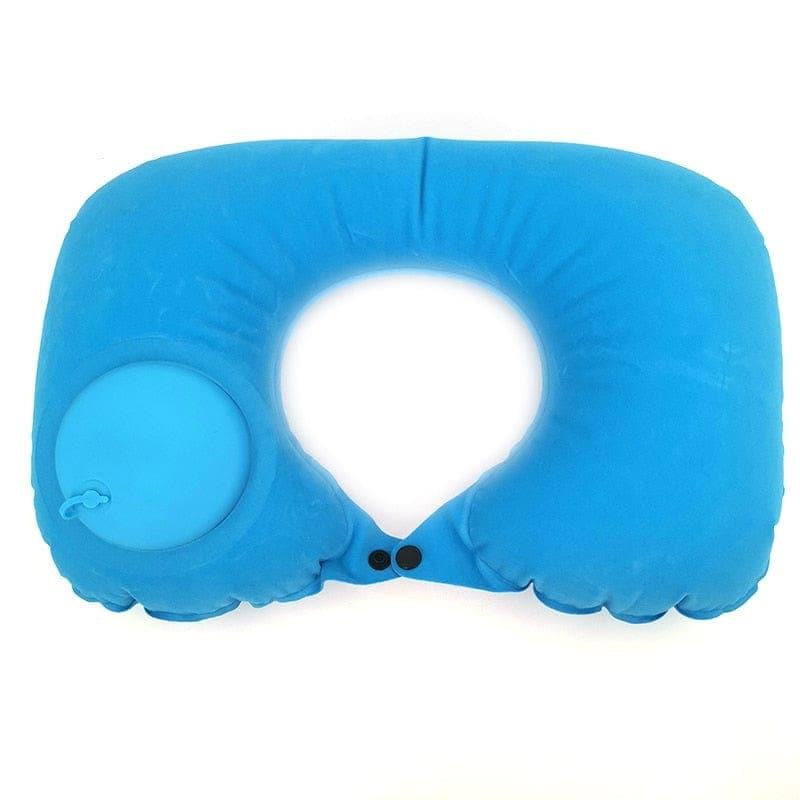 Travel Pillows Airplanes Inflatable Super Light Portable Neck Pillow U - Shape Automatic Inflatable Cervical Vertebr Pillow - Ammpoure Wellbeing