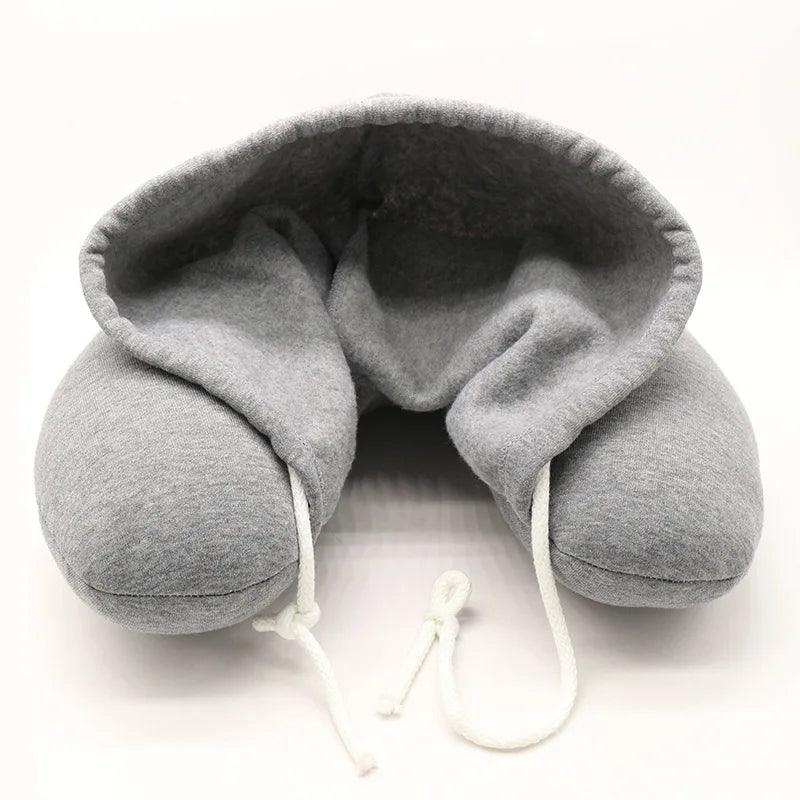 U - shaped Hooded Travel Home Pillows Car Seats Office Aircraft Pillows Neck Pillows Lightweight Sleeping Pads Popular New Models - Ammpoure Wellbeing