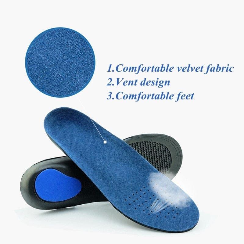 UK Sports Orthopedic Insole Flat Foot Orthopedic Arch Support Insoles Men and Women Shoe Pad EVA Sports Insert Sneaker Cushion Sole - Ammpoure Wellbeing