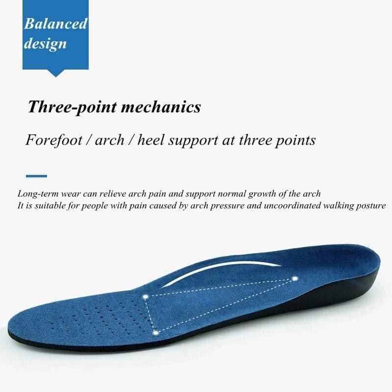 UK Sports Orthopedic Insole Flat Foot Orthopedic Arch Support Insoles Men and Women Shoe Pad EVA Sports Insert Sneaker Cushion Sole - Ammpoure Wellbeing