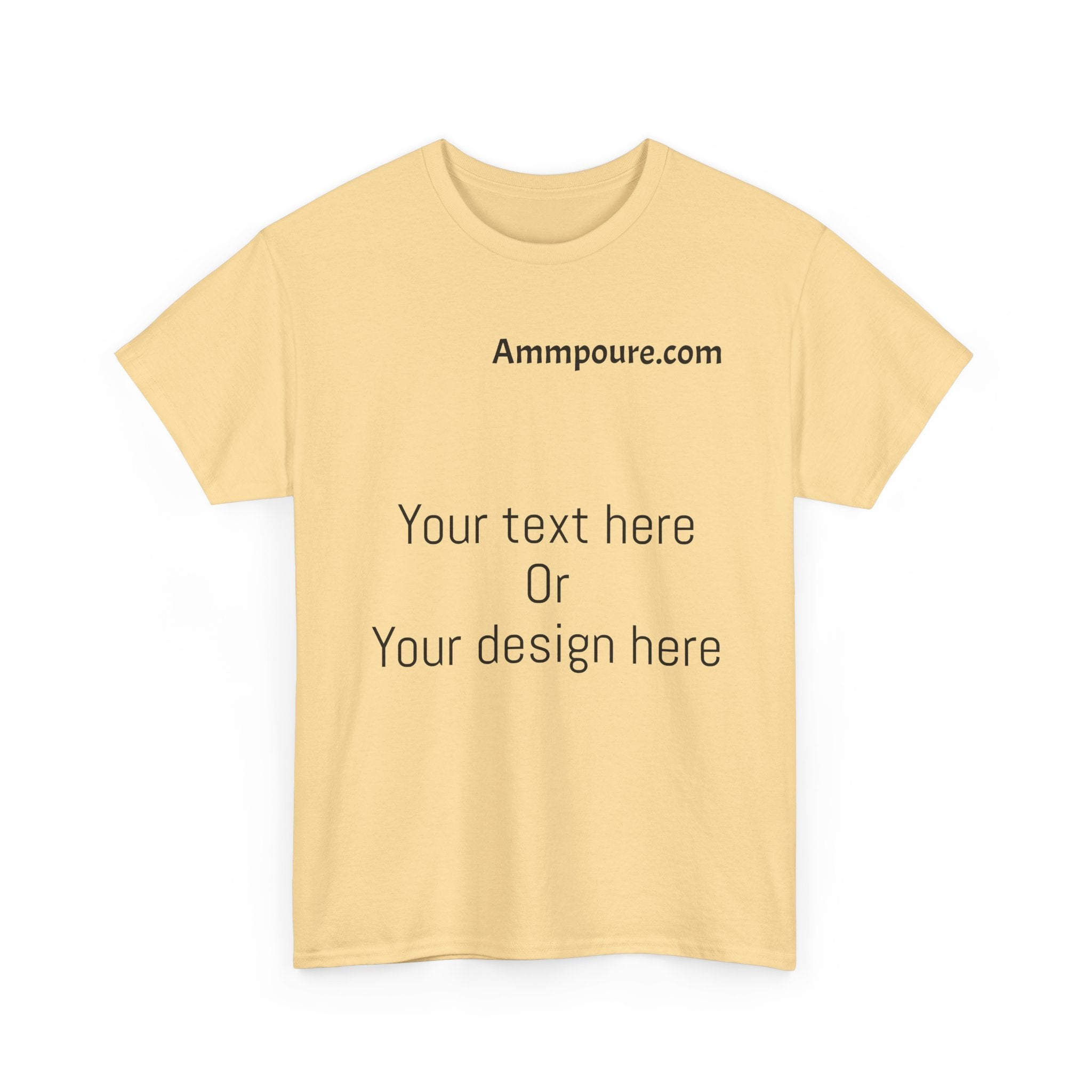 Unisex Heavy Cotton Tee - Ammpoure Wellbeing