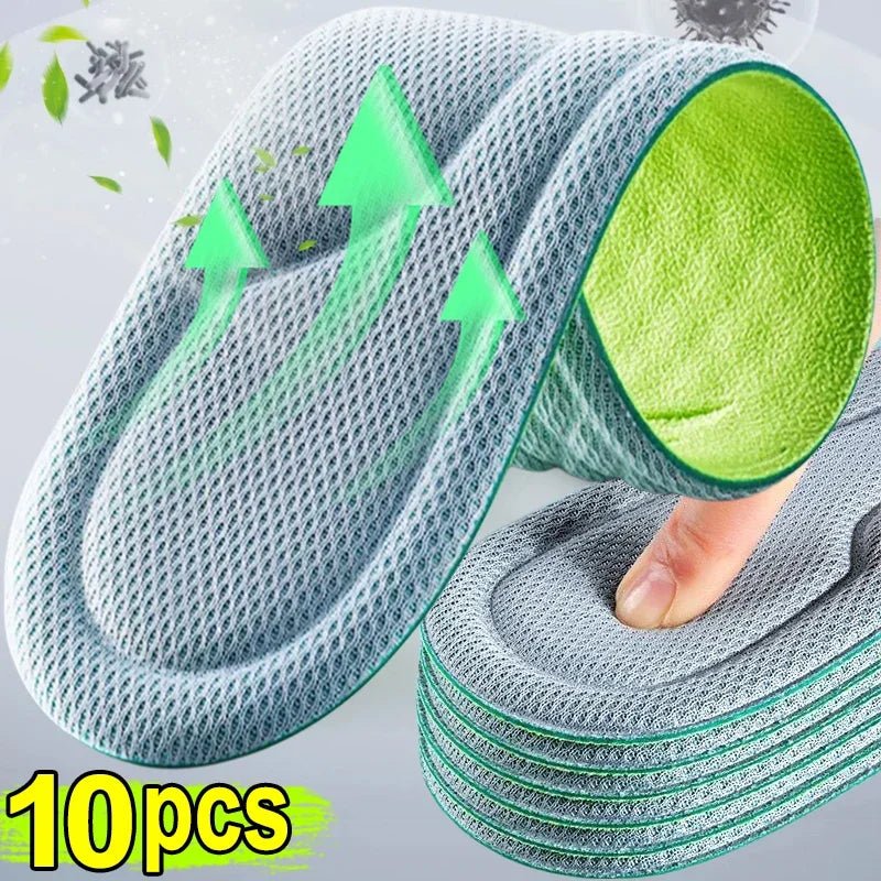 Unisex Memory Foam Orthopedic Insoles Deodorizing Insole For Shoes Sports Absorbs Sweat Soft Antibacterial Shoe Accessories - Ammpoure Wellbeing