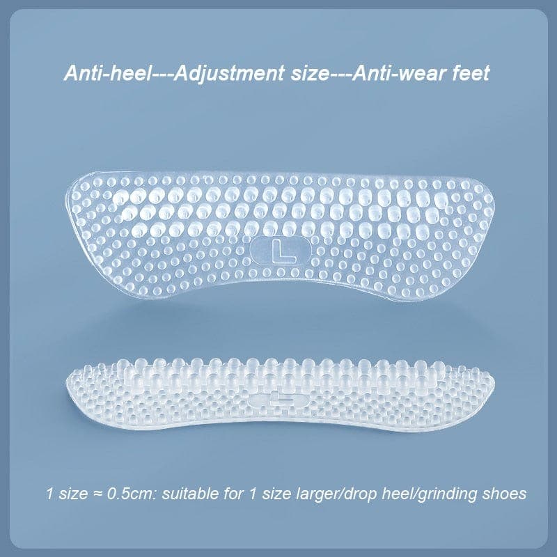 Upgrade Silicone Heel Stickers Heels Grips for Women Men Anti Slip Heel Cushions Non - Slip Inserts Pads Foot Heel Care Protector - Ammpoure Wellbeing