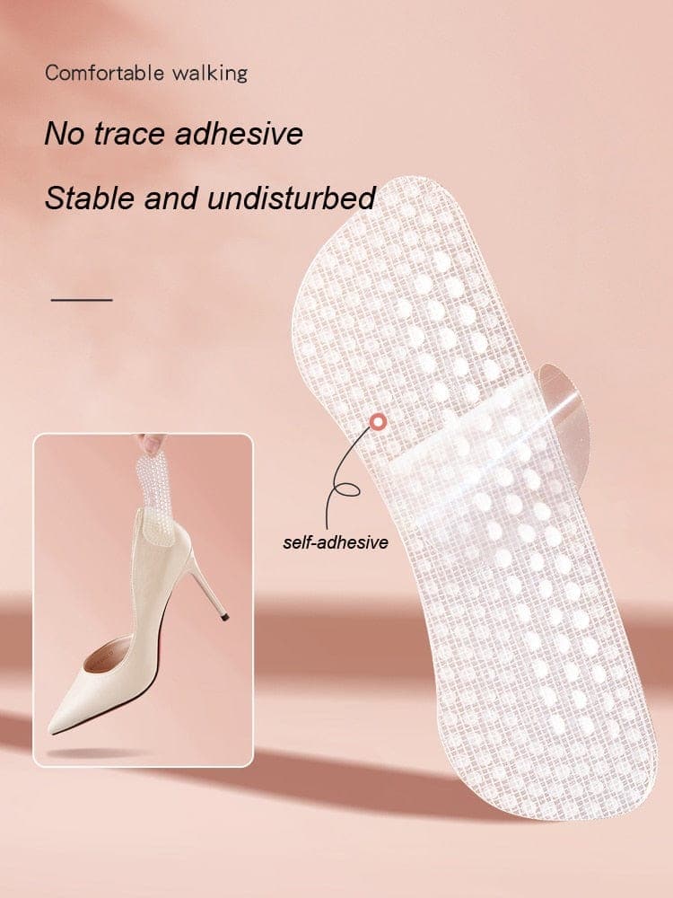 Upgrade Silicone Heel Stickers Heels Grips for Women Men Anti Slip Heel Cushions Non - Slip Inserts Pads Foot Heel Care Protector - Ammpoure Wellbeing