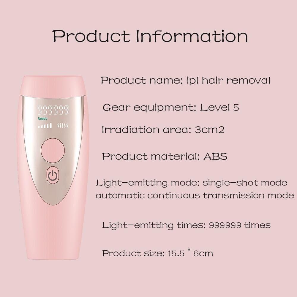 Upgraded IPL Laser Hair Removal - Flash Epilator - Ammpoure Wellbeing