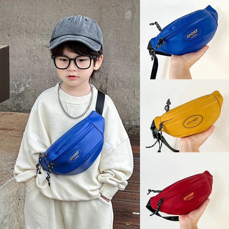 Waist Bag Children Fanny Pack Purse Travel CrossBody Fashion Kids Belt Shoulder Bum Bag for Girl Boy Sport Chest Bags - Ammpoure Wellbeing