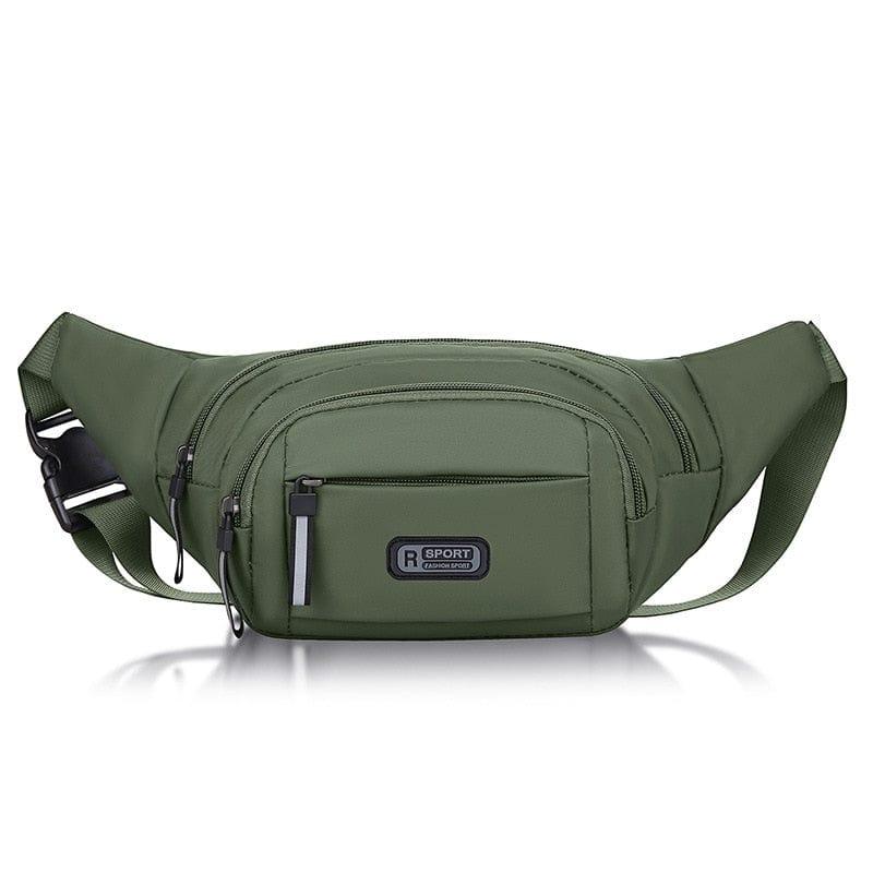 Waist Bag Men's Sports Mobile Phone Bag Women's Waterproof Running Messenger Business Cashier Wallet Large - capacity Chest Bag - Ammpoure Wellbeing