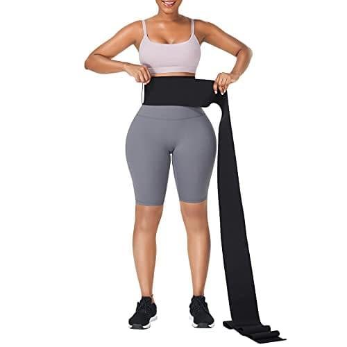 Waist Trainer for Women Snatch Bandage Tummy Sweat Wrap Plus Size Workout Waist Trimmer for Gym Sport - Ammpoure Wellbeing