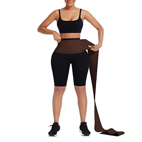 Waist Trainer for Women Snatch Bandage Tummy Sweat Wrap Plus Size Workout Waist Trimmer for Gym Sport - Ammpoure Wellbeing