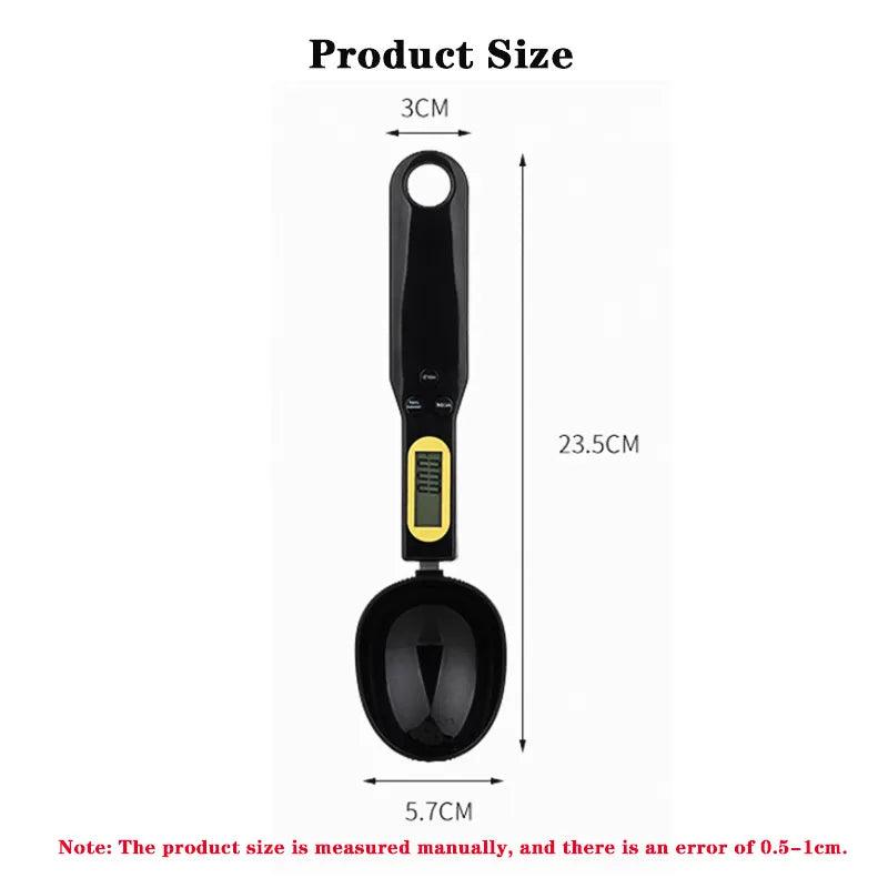 Weight Measuring Spoon LCD Digital Kitchen Scale 500g 0.1g Measuring Food Spoon Scale Mini Kitchen Tool for Milk Coffee Scale - Ammpoure Wellbeing