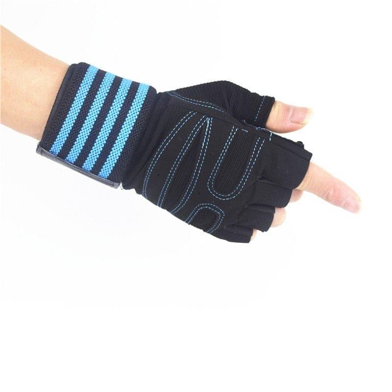 Weightlifting Gloves with Wrist Support for Heavy Exercise Body Building Gym Training Fitness Handschuhe Workout Crossfit Gloves - Ammpoure Wellbeing