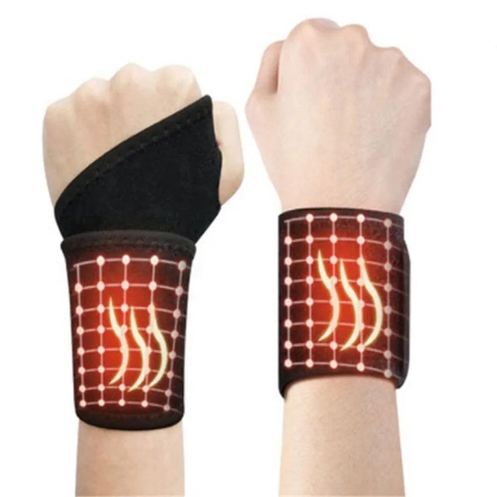 Wholesale UK 1 Pair UK Self - Heating Wrist Brace Sports Protection Wrist Belt Bulk - Ammpoure Wellbeing