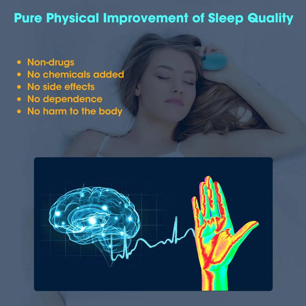 Wholesale UK Handheld Sleep Aid Device Sleep Relieve Insomnia Instrument Pressure Relief Anxiety Therapy Relaxation Bulk - Ammpoure Wellbeing