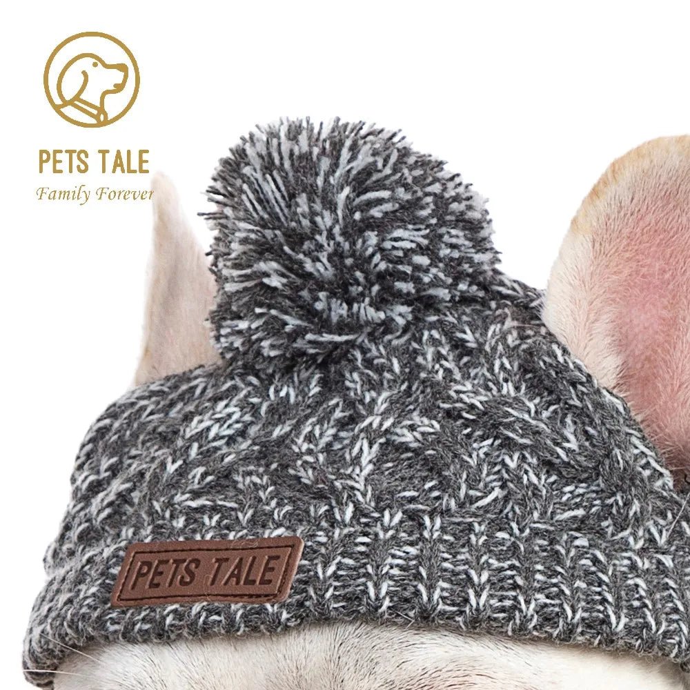 Winter Soft Dog Hats, Warm Pet Dog Knitted Hat, Windproof Knitting Dog Hat - Ammpoure Wellbeing