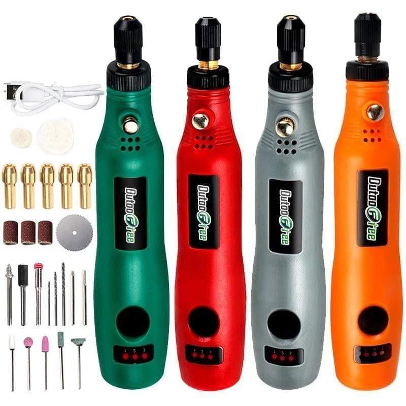 Wireless Electric Drill, Carving Pen Cordless, Engraver Pen for Grinding Polishing - Ammpoure Wellbeing