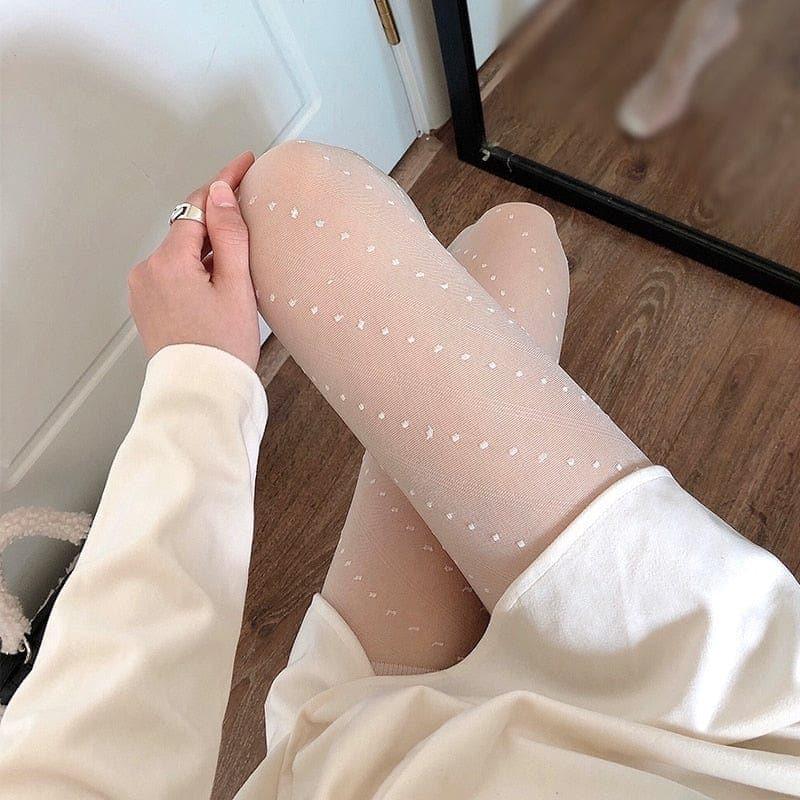 Women Fishnet Pantyhose Tights Seamless Nylon Stocking - Ammpoure Wellbeing