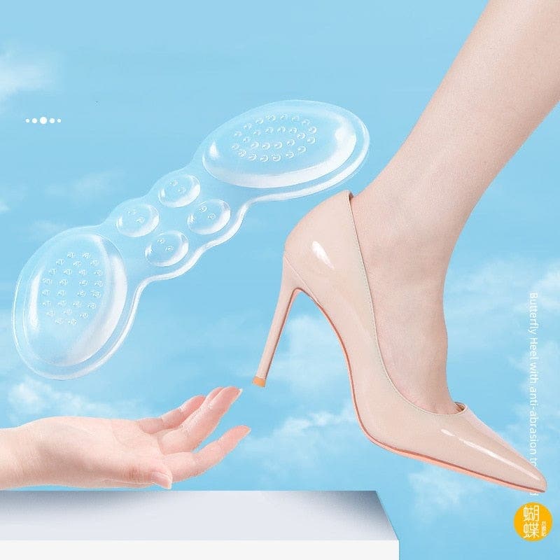 Women Insoles for Shoes High Heel Transparent Pad Adjust Size Adhesive Heels Pads Protector Sticker Pain Relief Foot Care Insert - Ammpoure Wellbeing