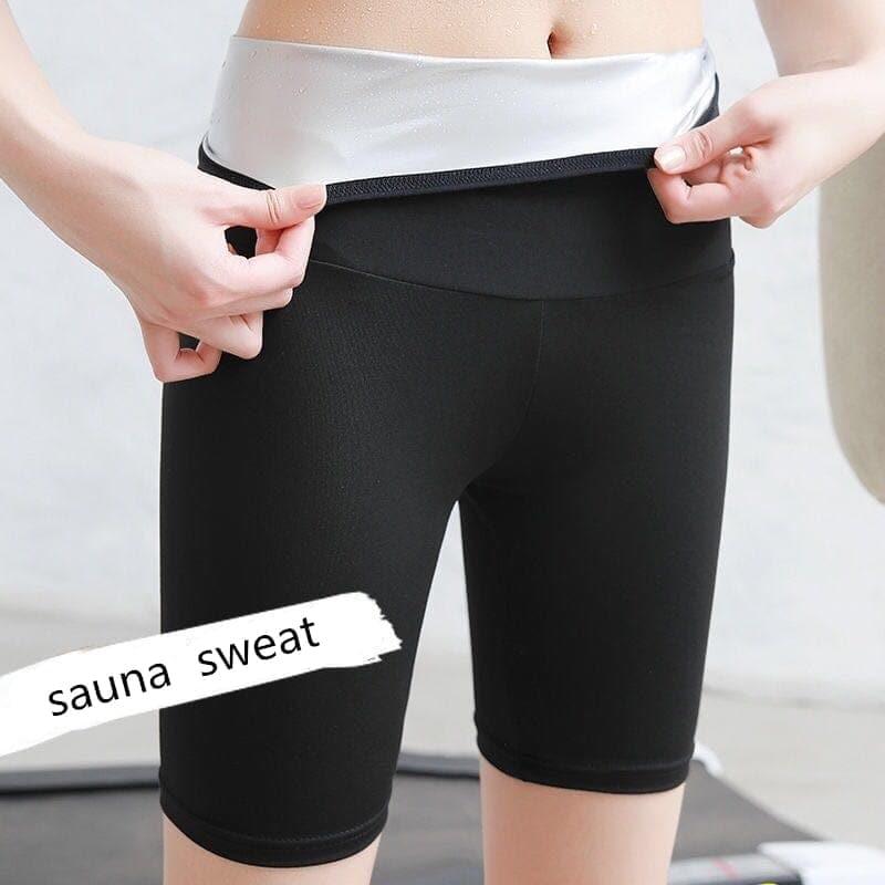 Women Sauna Sweat Pants Thermo Fat Control Legging Body Shapers - Ammpoure Wellbeing