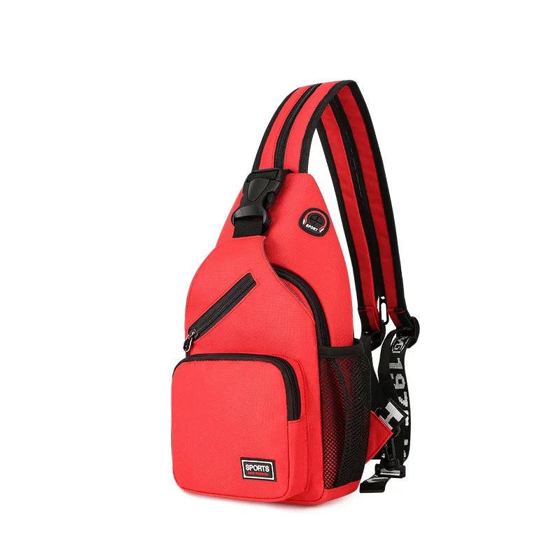 Women Small Backpack 2024 Casual Girls Chest Bag with Earphone Hole Travel Backpack Multi - Functional Rucksacks Mochila Mujer - Ammpoure Wellbeing