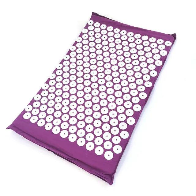 Yoga Acupressure Mat Neck Back Foot Massager Pain Stress Relief Massage Cushion Pad - Ammpoure Wellbeing