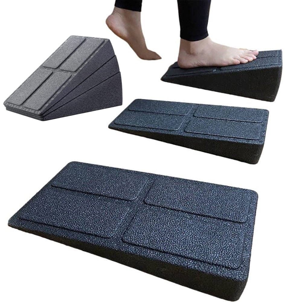 Yoga Wedge Stretch Slant Boards Adjustable Tilt Slanting Board Yoga Block Improve Lower Leg Strength for Exercise Gym Fitness - Ammpoure Wellbeing