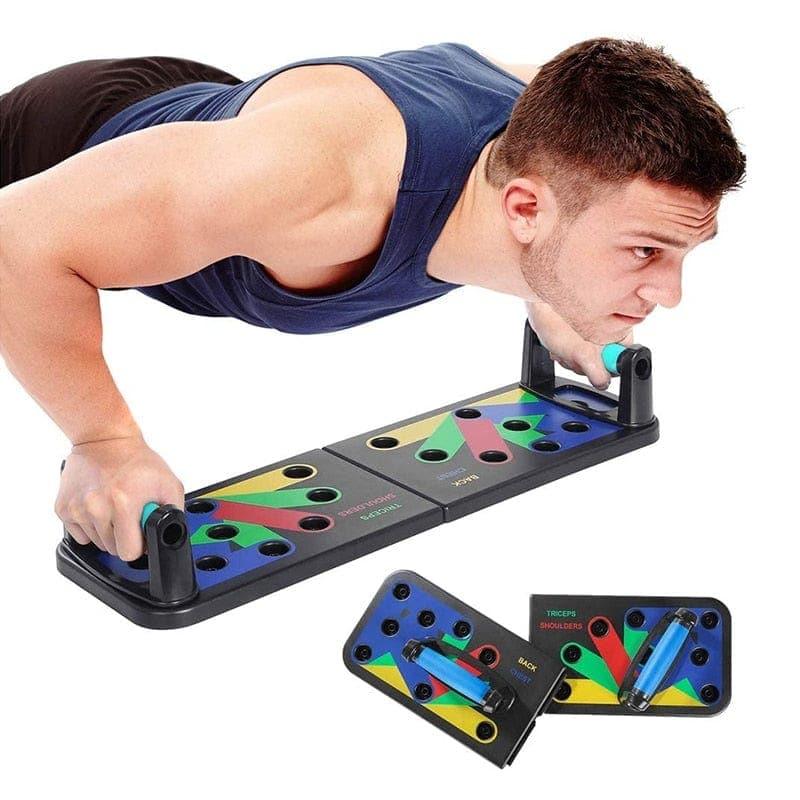 9 in 1 Push Up Rack Board Men Women Fitness Exercise Push-up Stand BodyBuilding Tool Training Workout Home GYM Fitness Equipment - Ammpoure Wellbeing 🇬🇧